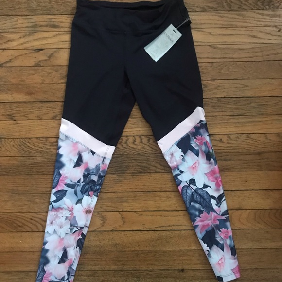 floral activewear leggings